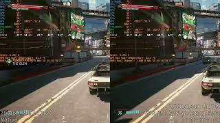 Cyberpunk 2077 - Patch 1.6 - GTX 1080 TI - 1440P ULTRA - FSR 2.1 Anti Ghosting Beta vs. Native