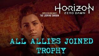 Horizon Zero Dawn - All Allies Joined / ALLY LOCATIONS