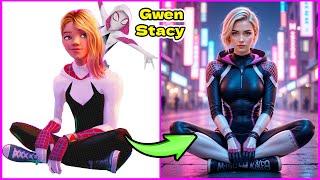 Spider-Man: Across the Spider-Verse in Real Life + Their Favorites! ️ | Miles Morales, Gwen Stacy