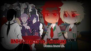 BNHA reacts to Akatsuki - Uchiha Itachi ( 1/2 ) • Gacha Club