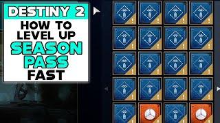 DESTINY 2 How To Level Up SEASON PASS FAST