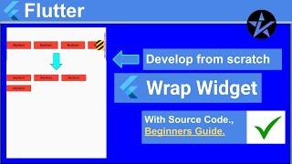 Wrap Widget in #flutter | Flutter tutorial  | #mobileapp development