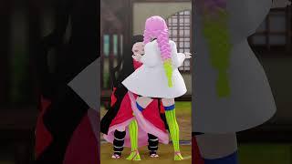 Nezuko & Mitsuri - Wannabe Dance - MMD  #demonslayer