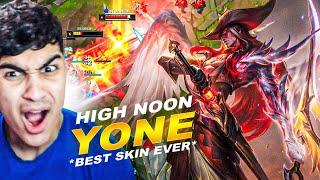 Rank 1 Yone Uses *NEW* HIGH NOON YONE SKIN (BEST LEGENDARY SKIN EVER!)