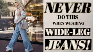 Do's & Don'ts When Styling Wide Leg Jeans | Fashion Over 40