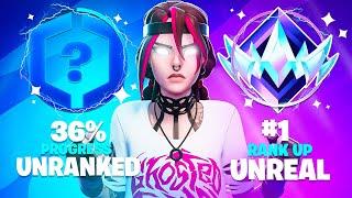 Unranked To Unreal Solo Ranked Speedrun (Fortnite Ranked)