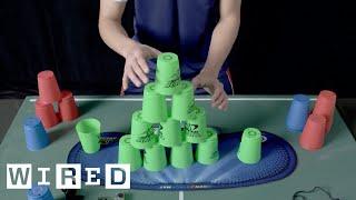 This is FAST: Cup Stacking | WIRED