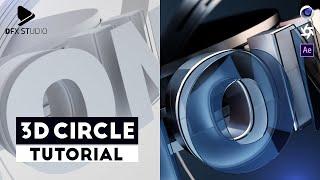 3D Circle  | Cinema 4D,Octane TUTORIAL