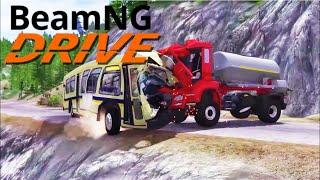 BeamNG DRIVE - Insane сrash compilation 2020 #1