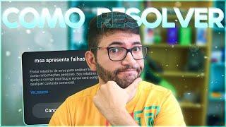 XIAOMI MSA APRESENTA FALHAS CONTINUAMENTE ? COMO RESOLVER!