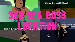 3rd Sea Boss Locations & Rewards! Blox Fruit Roblox