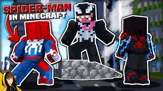 SPIDER-MAN, VENOM & VULTURE BOSSES!?! | Minecraft [Fisks Superheroes Mod]