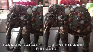 PANASONIC AG-AC30  vs  SONY HXR-NX100