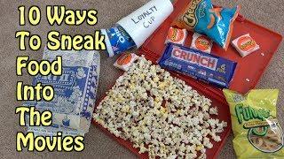10 Ways To Sneak Food Into The Movie Theater- LIFE HACKS THAT WORK | Nextraker