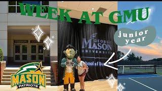 Week in my life at GMU (Fall 2023) | Online classes | Clubs | Gym