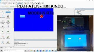 PLC FATEK - HMI KINCO  COMUNICACION MODBUS RTU