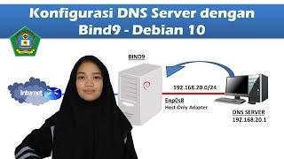 Konfigurasi DNS Server Bind9 pada Server Debian 10