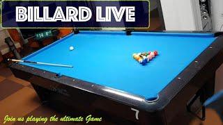 Billard Live 8 Sassion aus Ludwigshafen zwischen Zehrudin Vereget und Florian Menzel