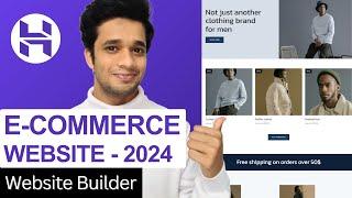 Create an eCommerce Website with Hostinger Website Builder | 2024