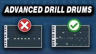 HOW TO MAKE ADVANCED UK DRILL DRUM PATTERNS!!! (fl studio tutorial)