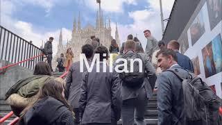 Milan Walking Tour (4K) - March 2023