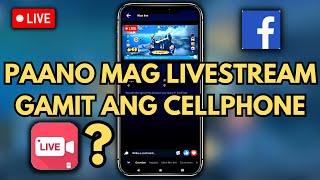 Paano mag LIVE STREAM sa fb ng MOBILE LEGENDS gamit ang  cellphone | How to live ml in Facebook 2023