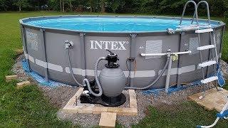 Installing an 18" sand filter with tidal wave 1 horse pump