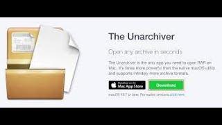 Free ZIP, RAR extraction app for Mac - Install Unarchiver app on MacOS Monterey | Ventura | Sonoma