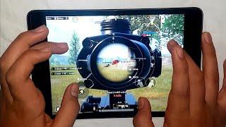 IPAD MINI 5 PUBG 6 FINGER CLAW FULL GYRO GAMEPLAY AND WITHOUT GYRO TEST