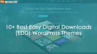 10+ Best Easy Digital Downloads (EDD) WordPress Themes 2016