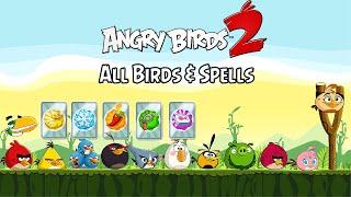 Angry Birds 2 - All Birds & Spell Abilities (July 2023) 1080P 60 FPS