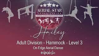 Hailey - Adult Division - Hammock - Level 3 (Section A) (1st Place)