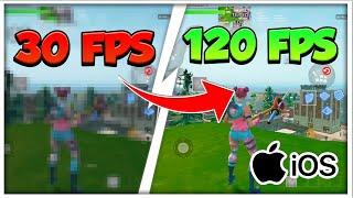 How to get 120 FPS on iOS - Fortnite mobile