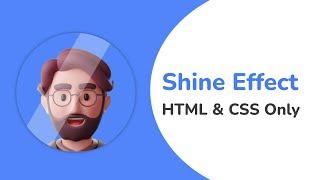 Create a shine effect using only CSS | Top css effect @quickcodeacademy