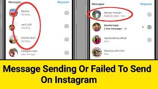 How To Fix Instagram Message Sending & Failed To Send Problem?