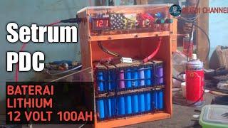 Setrum ikan pdc baterai lithium 12volt 100ah