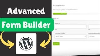 Create Forms For Your WordPress Website Without Coding - Form Builder