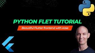 Easily build Python GUI with Flutter, no frontend experience required!