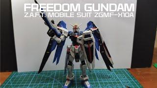 Freedom Gundam Z.A.F.T. Mobile Suit ZGMF-X10A Build