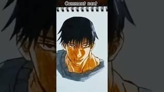 Toji Fushiguro drawing#art #anime #drawing #toji #fushiguro #jujutsukaisen #trending #shorts