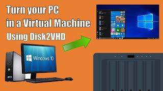 Synology NAS and Disk2VHD - Turn your Local PC into a VM