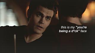 stefan salvatore being sassy for 3 minutes straight