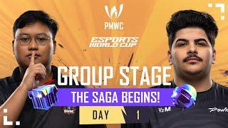 [PH] 2024 PMWC x EWC Group Stage Day 1 | PUBG MOBILE WORLD CUP x ESPORTS WORLD CUP