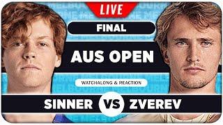 SINNER vs ZVEREV | Australian Open 2025 Final | LIVE Tennis Watchalong