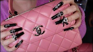 ASMR Chanel Purse Collection (Tracing, Tapping & Scratching)