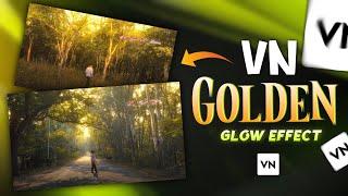 Trending Golden Glow Effect Reels Video Editing In Vn App | Aesthetic Video Glow Effect In Vn App