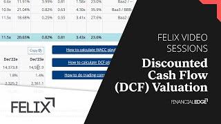 How to Do a Discounted Cash Flow Valuation (DCF) | Felix Guide - Real World Example