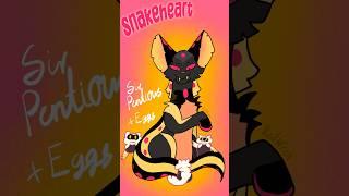 Drawing Hazbin Hotel characters as warrior cats Part 3: Sir Pentious #hazbinhotel #art #warriorcats