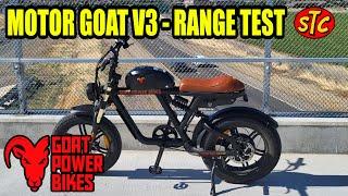 Motor Goat V3 Range Test - Single Battery