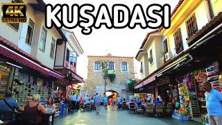 KUŞADASI CITY CENTER WALKING TOUR | July 5, 2024 | 4k UHD 60fps